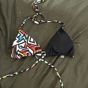 Colorful Geometric Bikini Top